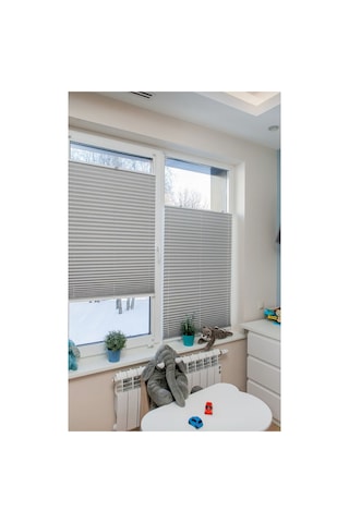 Katlanabilir Cam Balkon Perdesi, Ev Perdesi Ofis Perdesi Pimapen Cam Perdesi Açık Gri Renk Gri - 681506444 Gri