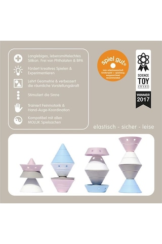 Moluk Hix - Pastel White, Baby Pink, Beige, Ice Blue