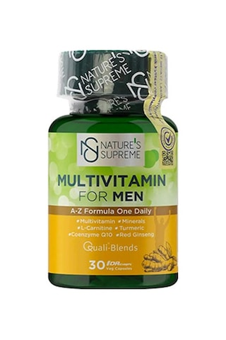 Natures Supreme Multivitamin For Men 30 Kapsül Aromasiz
