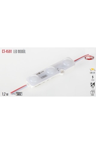 Cata 4591 Led Modül Beyaz Işık (100'Lü Paket) 1,2W