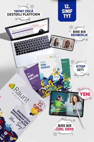 Premium YKS 2027 TYT Hazırlık Seti - 30 Canlı Özel Ders + Birebir Sınav Koçluğu Yapay Zeka Destekli Dijital Platform ve 38 Parça Basılı Kitap Seti