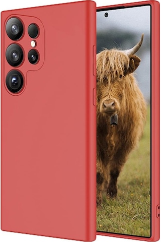 Bikapak Eco Sense Samsung Uyumlu S25 Ultra Kırmızı Kapak Kırmızı