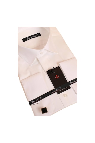 Dicotto Krem Rahat Kesim Micro Kumaş Kol Düğmeli Regular Fit Erkek Gömlek - 190-10 001