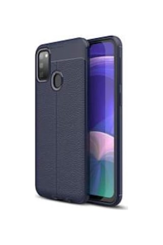 Galaxy M30S Kılıf Zore Niss Deri Desenli Silikon Kılıf