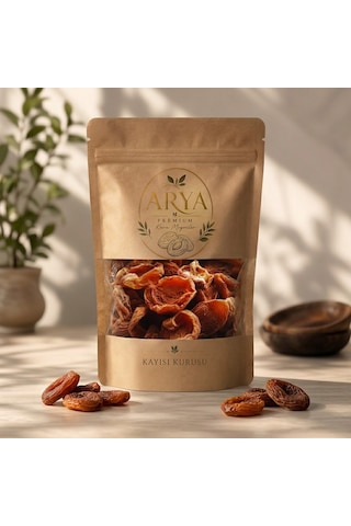 Arya Premium Güneşte Kurutulmuş Geleneksel Kayısı Kurusu 1 KG
