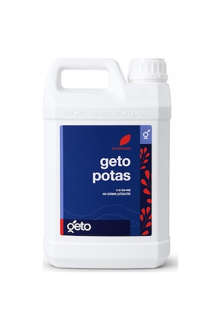 Geto Potas Potasyum Gübresi 5 Litre 5 L