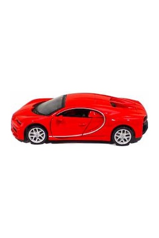 Oyuncak Metal Model Bugatti Çek Bırak Kırmızı 12 Cm