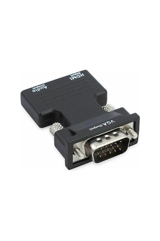 SpeedUF Ses Destekli Hdmi To Vga Monitör Çevirici Dönüştürücü
