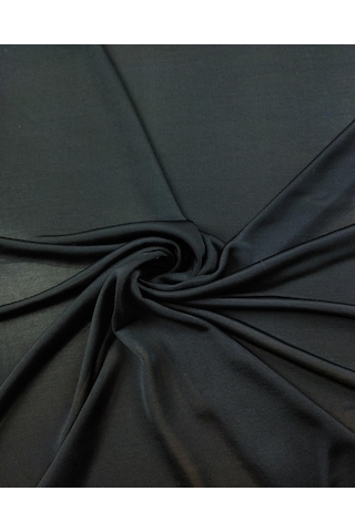 Siyah Renkte Denye Jarse Kumaş En 160 Cm X Boy 320 Cm -10368 Siyah