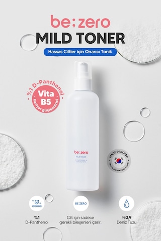 Derma Factory Hassas Ciltler İçin Onarıcı Tonik Derma Factory Be Zero Mild Toner 250ml