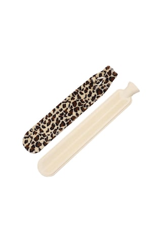 Sones 2l Uzun Şerit Çok İşlevli Su Dolu Kauçuk Sıcak Su Torbaları, Özellikler: Bej Leopar