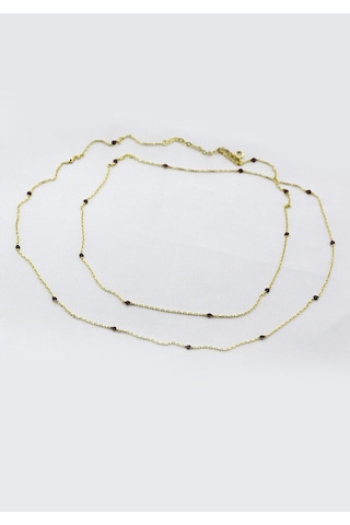 Yakut Taşlı Choker Kolye