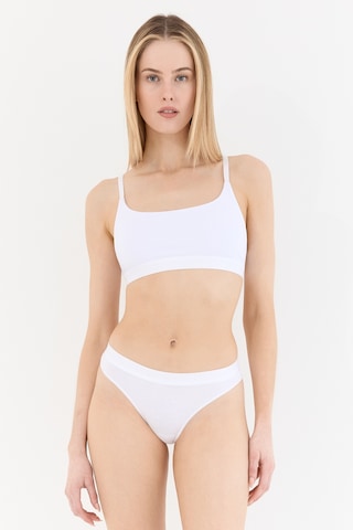 Naphor Touch Beyaz Askı Detaylı Bralet Sütyen
