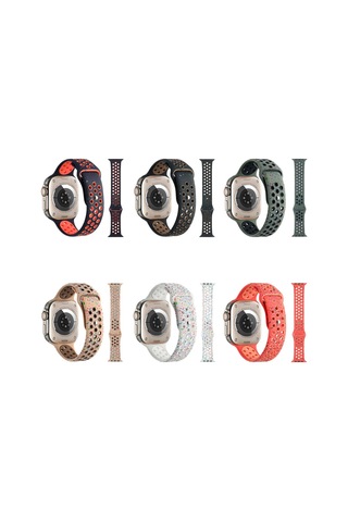 Watch 7 45mm Kordon Yeni Seri 2023 Krd-02 Uyumlu Strap Kayış Clo- Lacivert