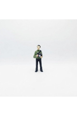 Fotoğrafçı Adam-teraryum Figürü 8.8cm Çok Renkli