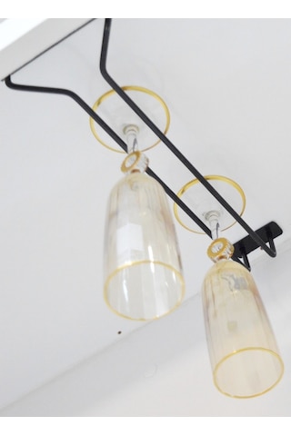 Siyah 1 Bölmeli V Bardaklık Kadehlik