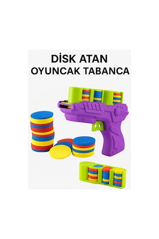 Kedi Oyun Tabancası Eva Disk Tabancası