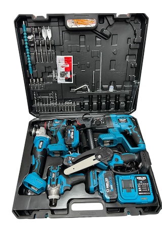 Melzo Germany MLZ7757 5'li Matkap Seti Mavi