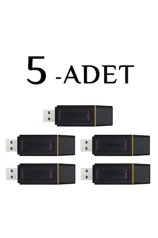 Kingston Dtx/128gb Exodia 128 Gb Usb 3.2 Flash Bellek 5-adet