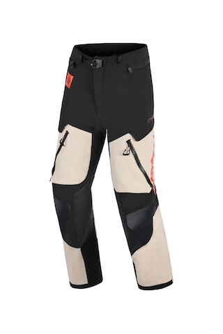 Alpinestars Halo Pro Ds Laminated Korumalı Motosiklet Pantolonu Krem Siyah