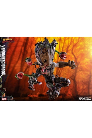 Hot Toys Venomized Groot Collectible Figure Tms 027 - Spider-Man.