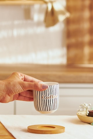 Emsan Tinycoffe 2 Parça New Bone Kupa Seti 200 Ml Siyah