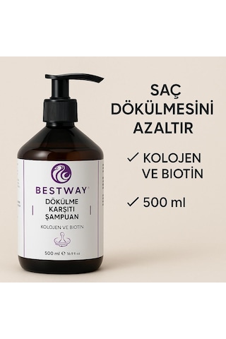 Bestway Kolojen Ve Biotin Dökülme Karşıtı Şampuan