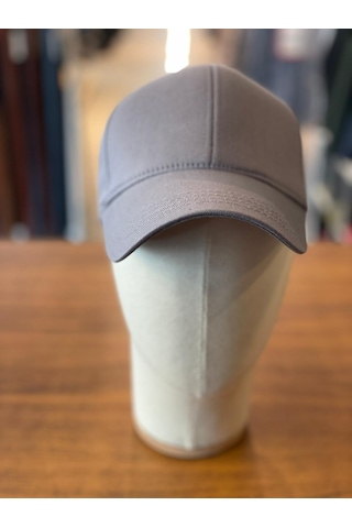 Hamze Düz Basic Pamuklu Unisex Cap Şapka Gri