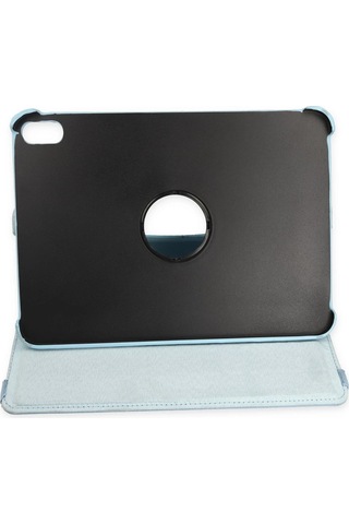 İthalat Ipad 2022 10.9 10.nesil Kılıf 360 Tablet Deri Kılıf - Turkuaz