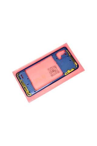 Samsung Galaxy A31 A315 Uyumlu Full Kasa Arka Kapak Batarya Kapağı - Mavi Çok Renkli