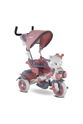 135 Kety 3 Üçteker İtmeli Bebek & Çocuk Bisiklet Pastel Pembe