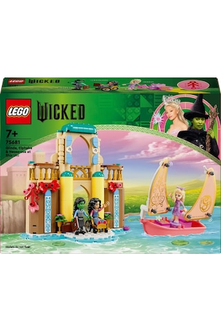 LEGO® Wicked Glinda, Elphaba ve Nessarose, Shiz Üniversitesi’nde 75681 - 7 Yaş ve Üzeri Çocuklar için Oyuncak Tekne İçeren Bebek Evi (304P)