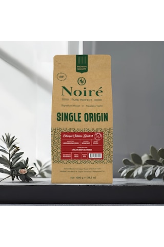 Noire Ethiopia Sidamo Grade 2 1000g %100 Arabica Single Origin Çekirdek