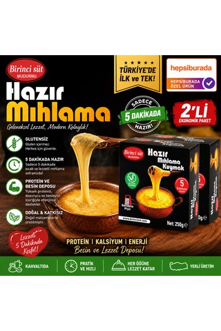 Birinci Süt Hazır Mıhlama 2 Li Ekonomik Paket