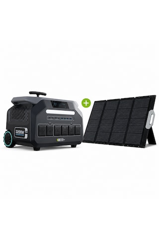 Initial Entropy Energy P3200+sp400 Profesyonel Solar Enerji Paketi 2048wh 3200w Güç İstasyonu+400w Güneş Paneli