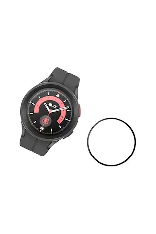 Kilifone - Samsung Uyumlu Watch 5 Pro 45mm - Ekran Koruyucu Pmma Pet Saat Ekran Koruyucu