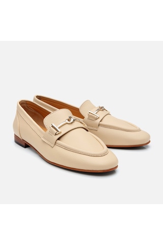 Hotiç Kadın Deri Bej Tokalı Loafer 01ayh306210a310 Bej-beıge Bej