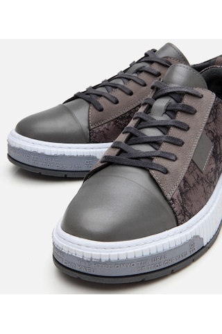 Hotiç Erkek Deri Gri Baskılı Spor Ayakkabı 02ayh305960a230 Gri-grey Gri