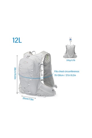 Jeehugo Mavi 12l Bisiklet Spor Sirt Çantasi - Kaykay Yürüyüş Bisiklet Turu İçin Dayanıklı Malzemeyle Çok Renkli