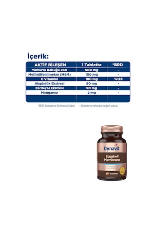 Dynavit Eggshell Membrane 30 Tablet