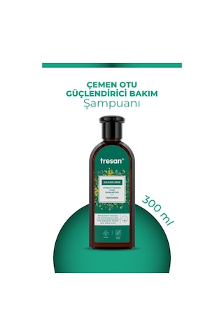 Tresan Çemen Otu Güçlendirici Sülfatsız Şampuanı 300 Ml