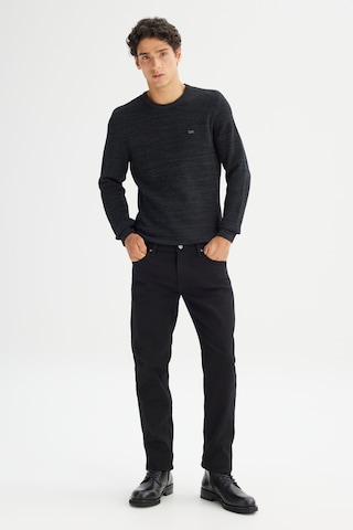 Lee Regular Fit Bisiklet Yaka Erkek Triko Kazak L2520364003 Antrasit