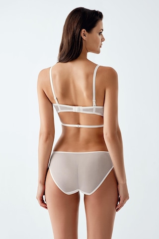 Luw 6115 Ekru Dolgusuz Sütyen Külot 2Li Takım Ekru