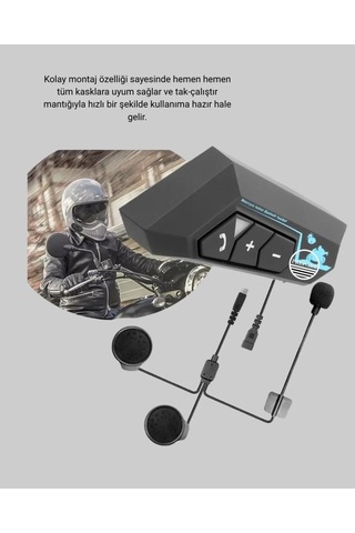 Home Bt22 Kask Bluetooth Kulaklık 5.0 Gürültü Engelleyici Ve Eller Serbest Kullanım