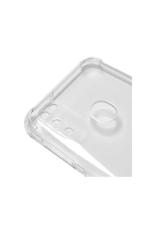 Mobilteam Galaxy Uyumlu M21 Kılıf Kamera Korumalı Nitro Anti Shock Silikon - Renksiz Renksiz