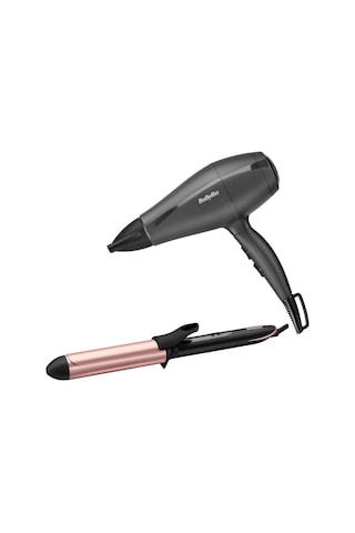 Babyliss C452E Rose Quartz Tong Saç Maşası + 5910E Saç Kurutma Makinesi