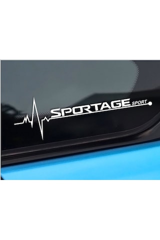 Oto Sticker Kia Sportage Nabız Kalp Atışı Sticker 2 Adet