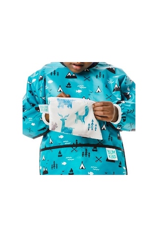 Bumkins Uzun Kollu Önlük (6-24 ay) - Great Outdoors Mavi