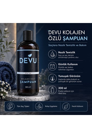 Devu Kolajen Özlü Şampuan 300 ML