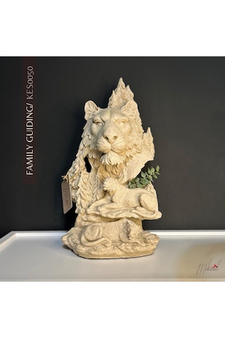 Kaplan Ailesini Yansıtan Bu Heykel, Salon Dekoru Zarif